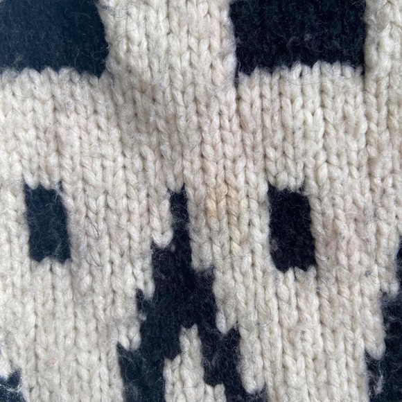 Grandpa-style Knit Chunky Sweater - Picture 5 of 5